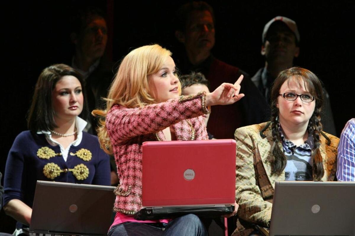 Becky Gulsvig as Elle Woods in “Legally Blonde,” part of the 2009-2010 Broadway Sacramento season