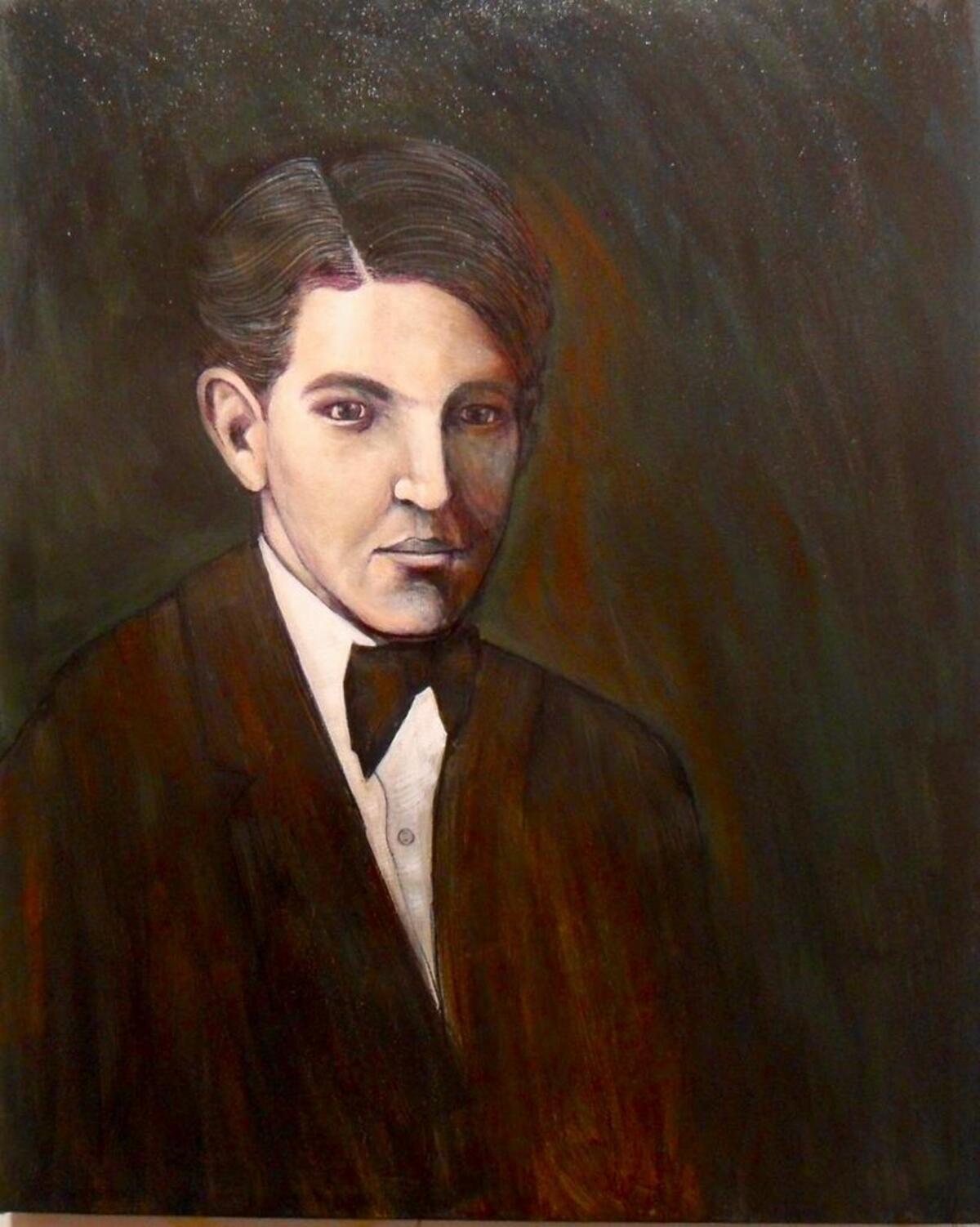 “Freeman” by D.L. Thomas is included in his solo show, “Histories/Essays,” at Archival Gallery.