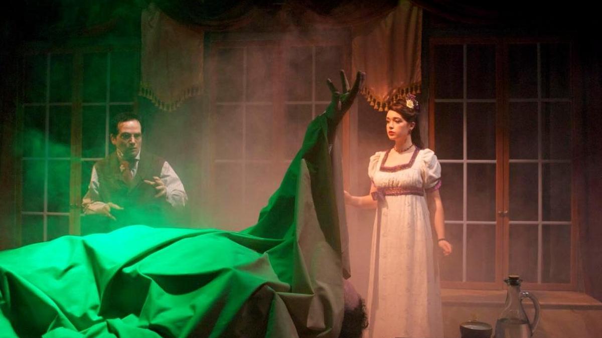 John Lamb and Megan Wicks in ‘Mary Shelley’s Frankenstein’ at the B Street Family Series