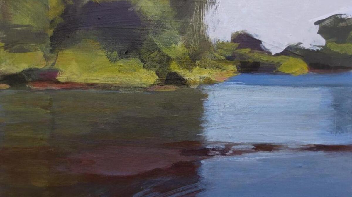 
“Flow & Eddy” is among works by Susan Ballenger.
