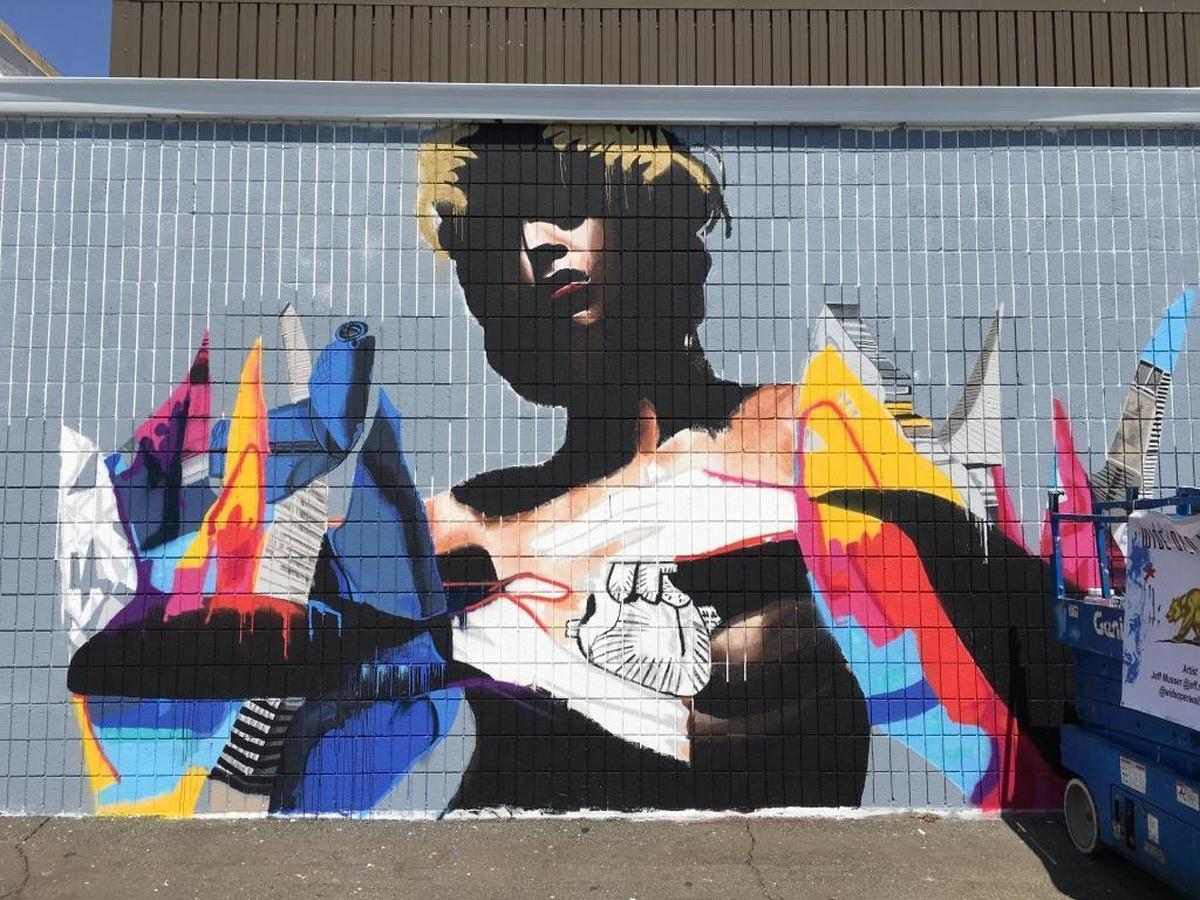 Mural by Jeff Musser off Power Inn Road.
