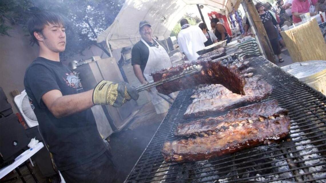 Nugget stokes fires for 27th Rib Cook-Off