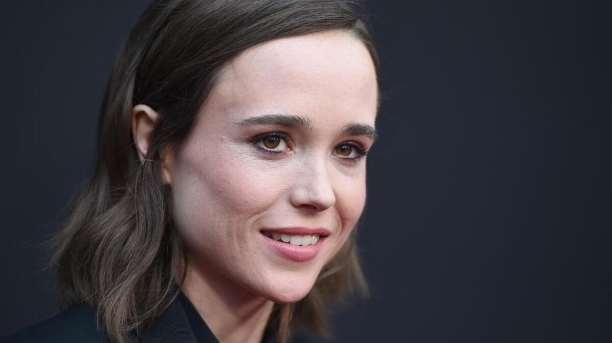 FILE -- In this June 22, 2016 file photo, actress Ellen Page arrives at the Los Angeles premiere of “Into the Forest” at the Arclight Hollywood.