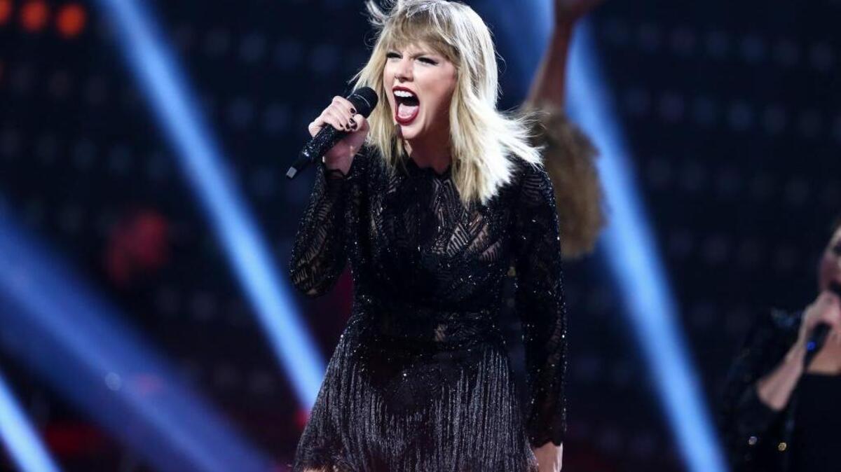FILE - In this Feb. 4, 2017 file photo, Taylor Swift performs at the DIRECTV NOW Super Saturday Night Concert in Houston, Texas. The trial of a lawsuit between Swift and David Mueller, a former radio host she accuses of groping her, begins Monday, Aug. 7, in U.S. District Court in Denver.
