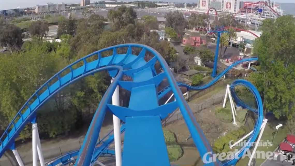 Great America’s floorless Patriot roller coaster opens today, and we have a preview