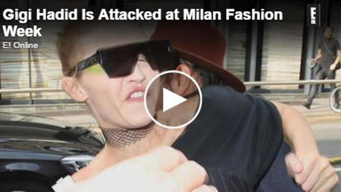 Supermodel Gigi Hadid defends herself after man grabs her