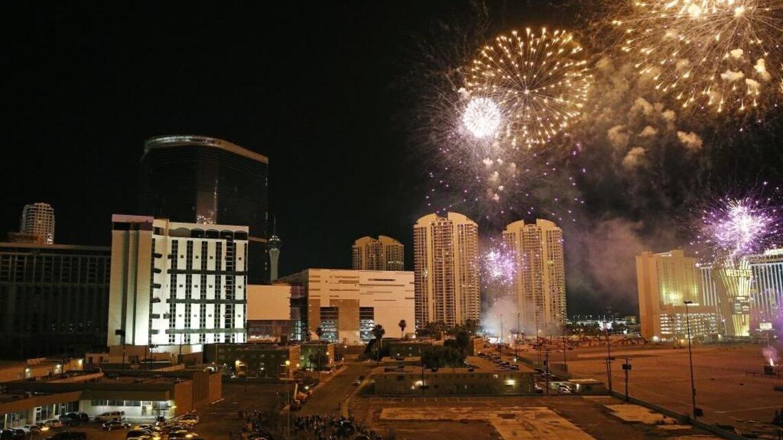 Watch Riviera Hotel and Casino go down in implosion in Las Vegas