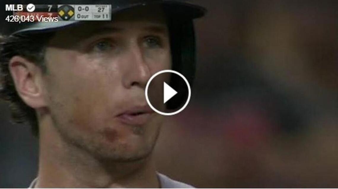 Giants catcher Buster Posey’s face-plant slide is epic