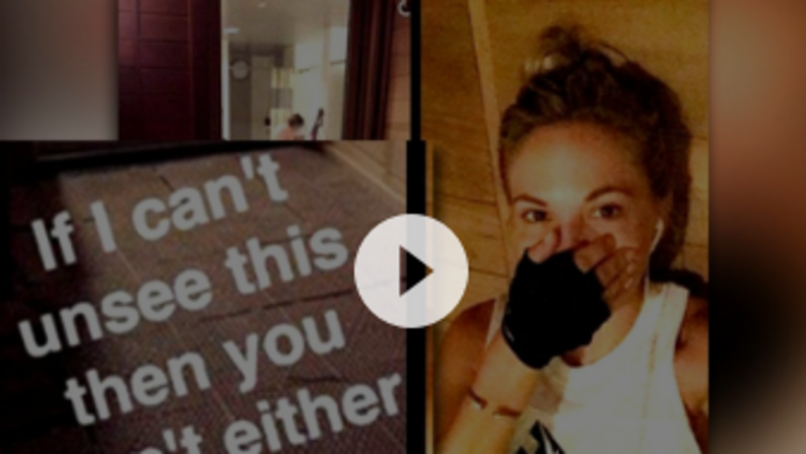 Playmate slammed for cruelly sharing image of woman in gym shower