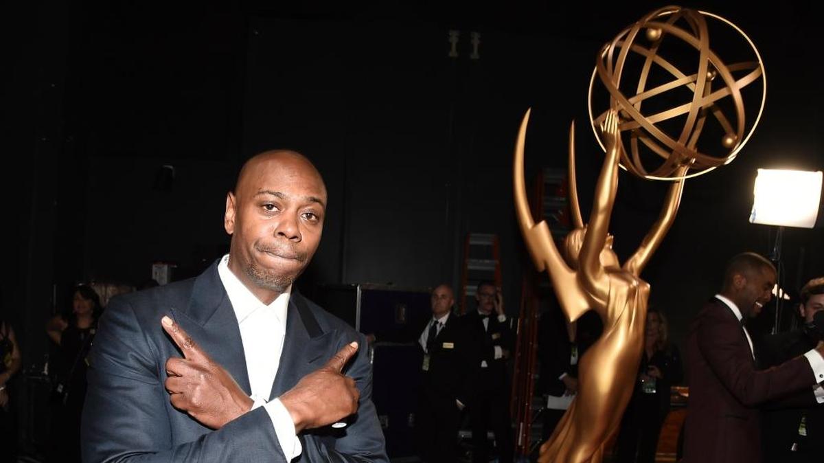 Dave Chappelle attends the 69th Primetime Emmy Awards on Sept. 17 in Los Angeles. The comedian’s third Netflix special will debut on Dec. 31.