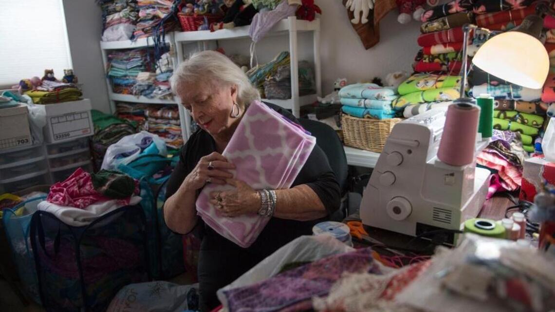 Sergers would help create blankets for needy children