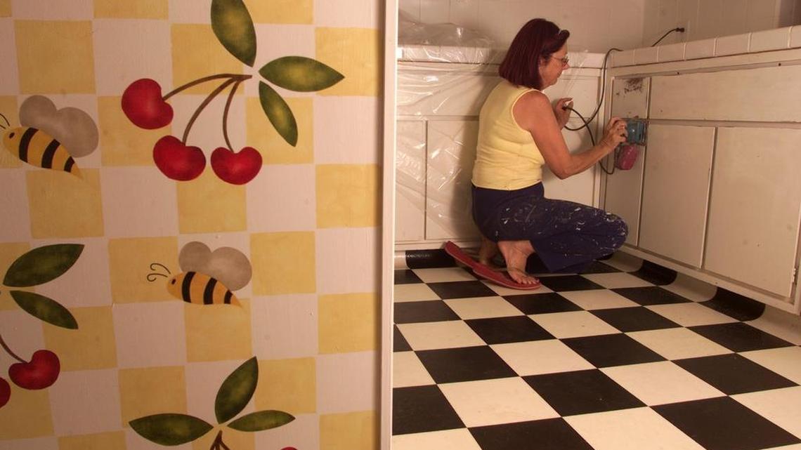 It will take some elbow grease to give your kitchen a fresh look, but it will be worth the effort.