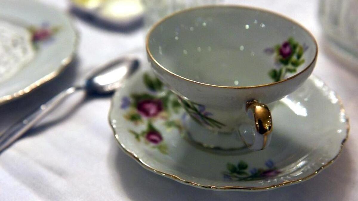 Dainty tea cups and appropriate refreshments will be part of the Camellia City Porcelain Artists’ annual Art in the Park Tea.