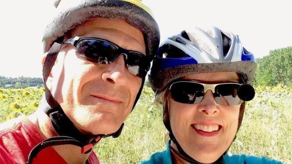 David Krall, with his wife, Becky, nearly died from an infection from a dog bite after a series of miscommunications at a Kentucky hospital.