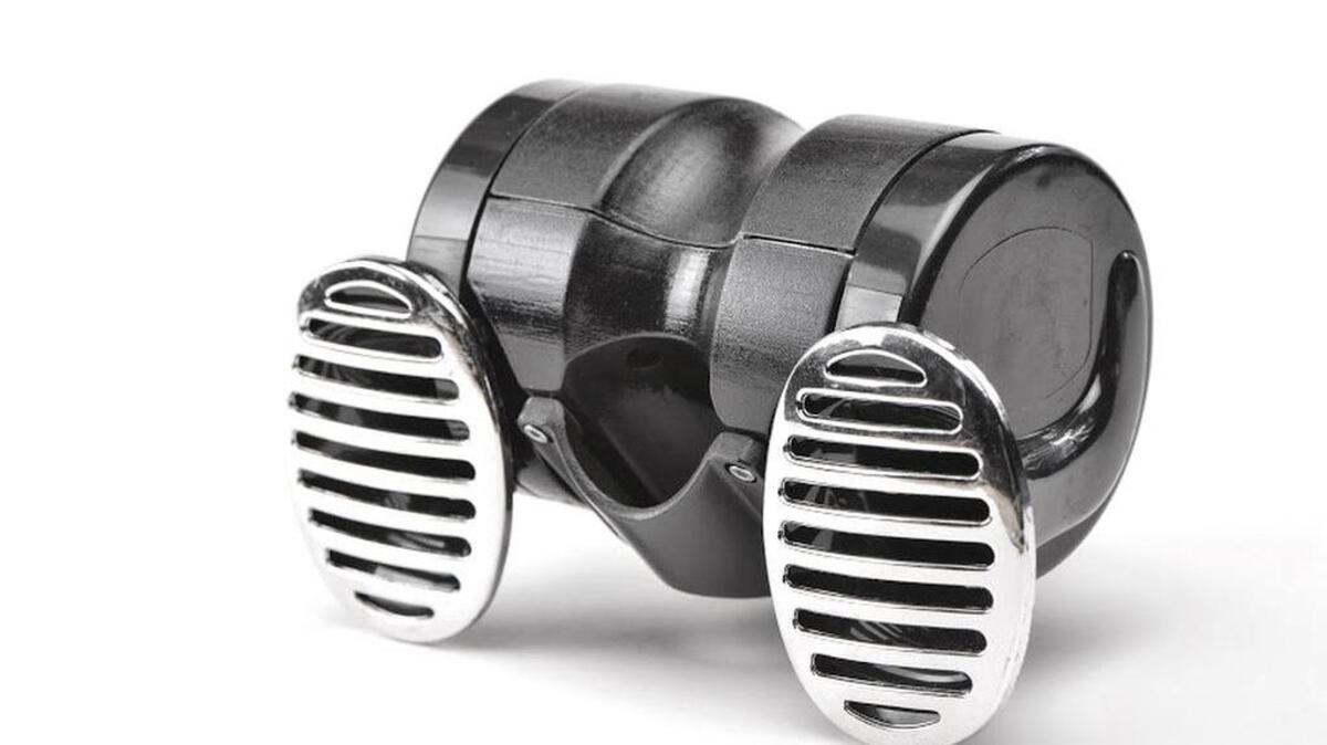 
The Loud Bicycle Horn, which sounds like a car horn, costs $102.
