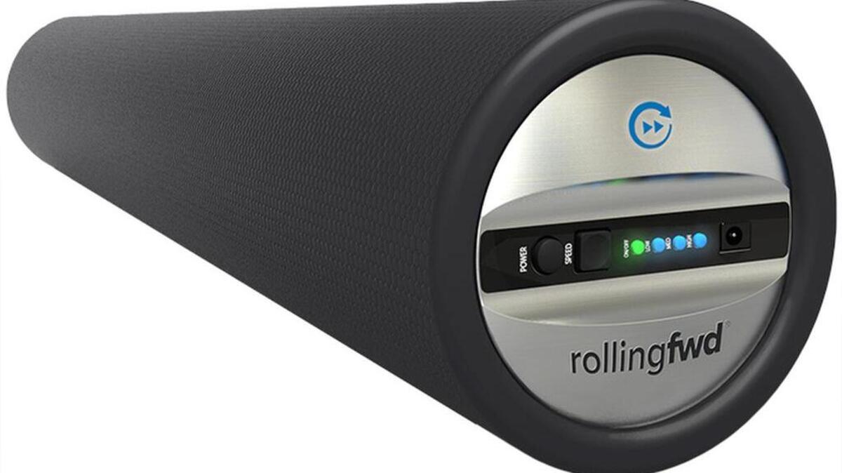 
The RollingFWD vibrating foam roller costs $199 for the 18-inch roller and $249 for the 36 inch. 
