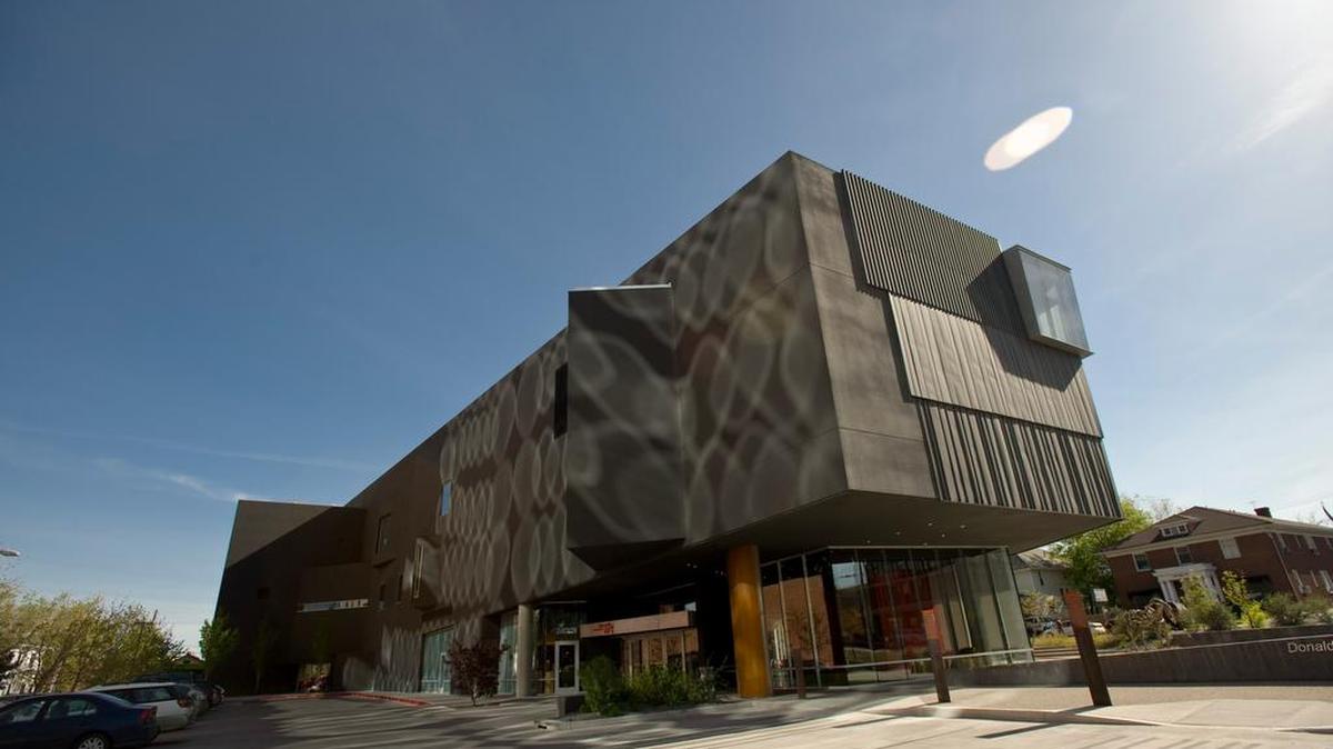 The design of the Nevada Museum of Art in Reno was inspired by architect Frank Lloyd Wright.