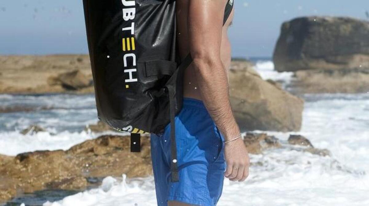 The SubTech Dry Bag costs $399 but is waterproof up to 50 meters and has shockproof inflation capabilities.