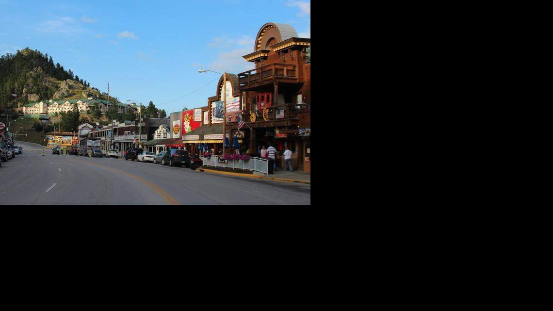 
This is downtown Keystone, S.D., on an early fall evening. It is 2 miles from Mount Rushmore.
