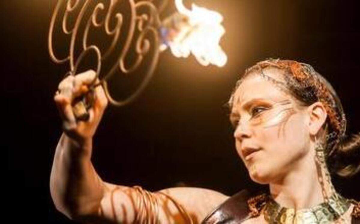 
Bay Area fashion designers present the Crucible’s 16th annual Hot Couture fashion show on Friday and Saturday. Above is an entry in the 2014 event.


