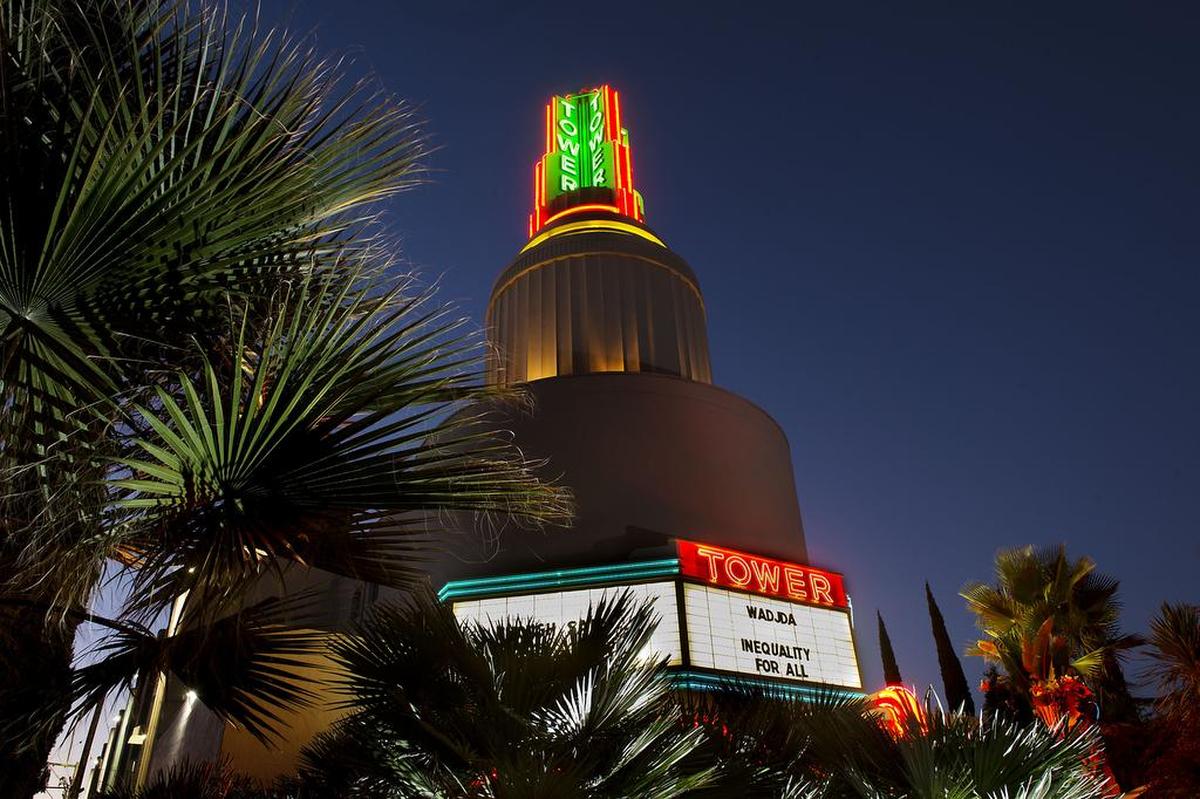 Sacramento’s Tower Theatre glows in 2013, days before it celebrated its 75th anniversary.