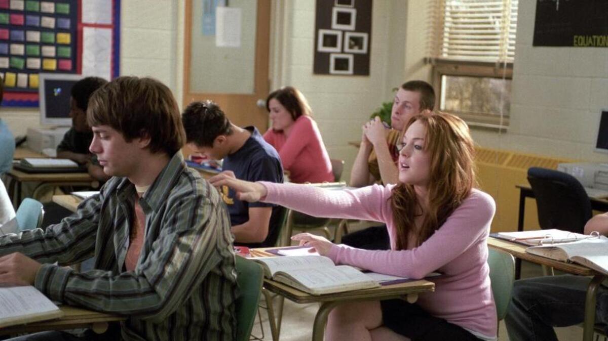 Jonathan Bennett as Aaron and Lindsay Lohan as Cady in 2004’s “Mean Girls.” Some cast members, including Bennett, used Oct. 3 – the movie’s unofficial holiday – as a means to fundraise aid for victims of Sunday’s mass shooting in Las Vegas.