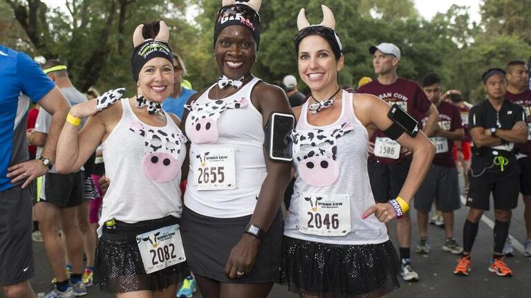Snapshots: Urban Cow half marathon at Land Park