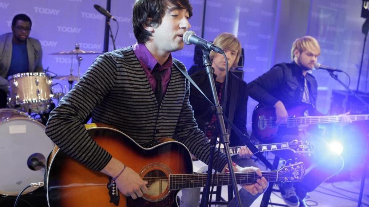 The Plain White T's, led by singer Tom Tom Higgenson