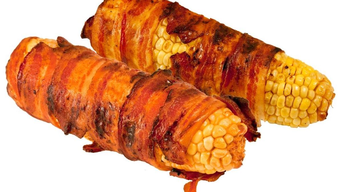 Bacon Habit’s bacon-wrapped corn