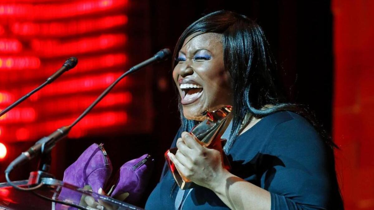 Christian artist Mandisa accepts the award for pop/contemporary album of the year at the 2014 Dove Awards in Nashville, Tenn. The Sacramento-area native has released a video for “Bleed The Same” from her “Out Of The Dark” album.
