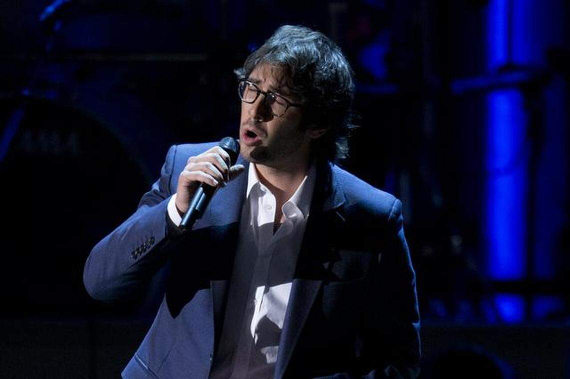 Josh Groban will croon outdoors at Outlaw Field on Friday.