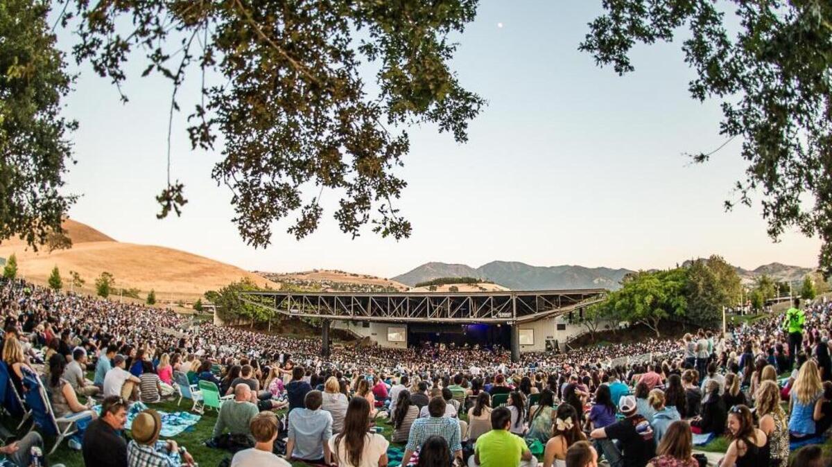 The Concord Pavilion, which was designed by renowned architect Frank Gehry, has hosted a wide range of entertainers, from Tony Bennett to Snoop Dogg.