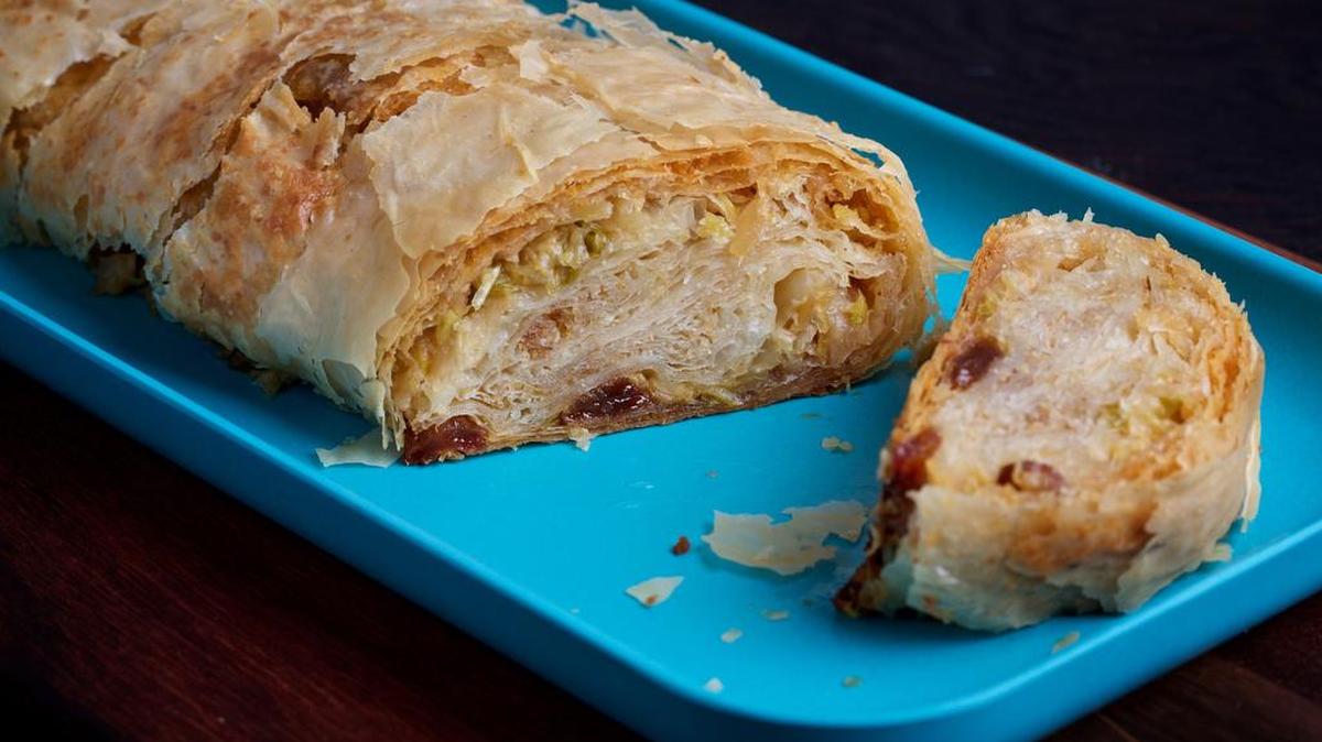 Sweet cabbage strudel (recipe, Page 3D) is from cookbook author Marian Morash.