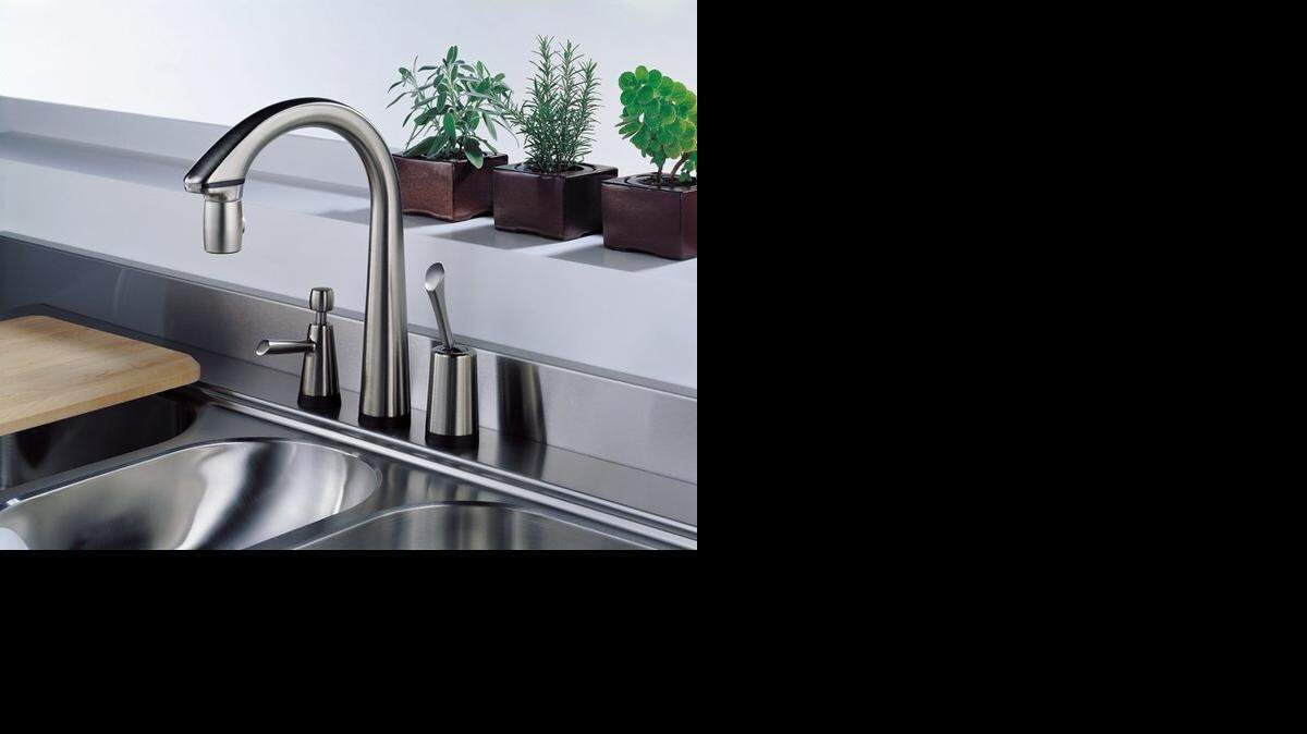 
A newer low-water faucet can save 3.5 gallons a minute compared with older models. 

