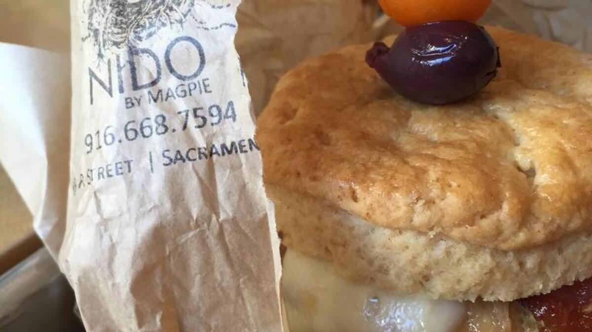 Nido by Magpie breakfast sandwich