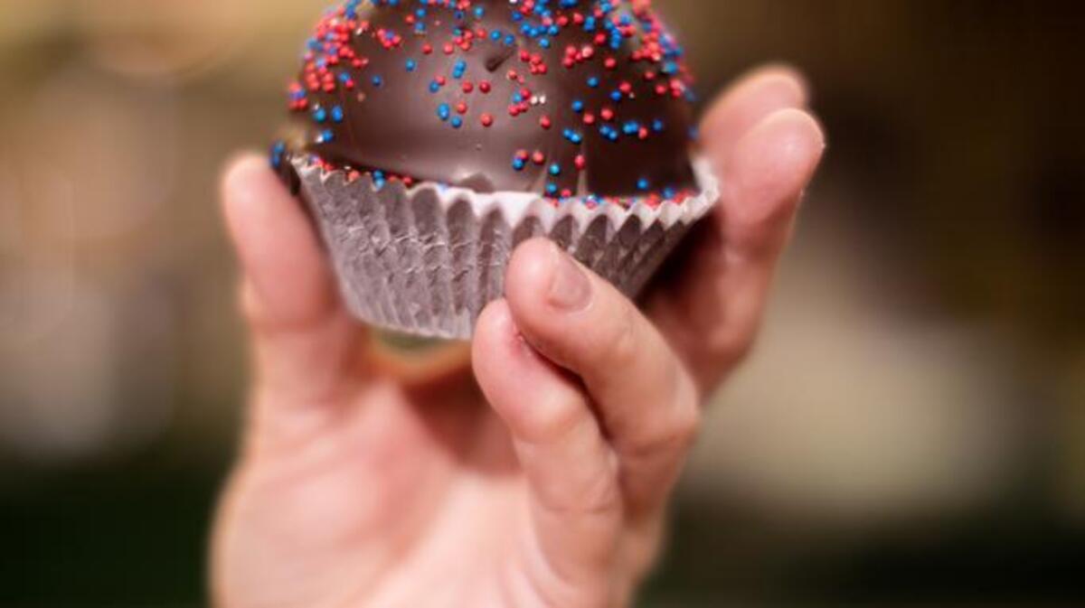 The chocolate-covered onion at Mueller Chocolate Co. was commissioned for a popular Philadelphia children’s show in 1983 and has been offered ever since.