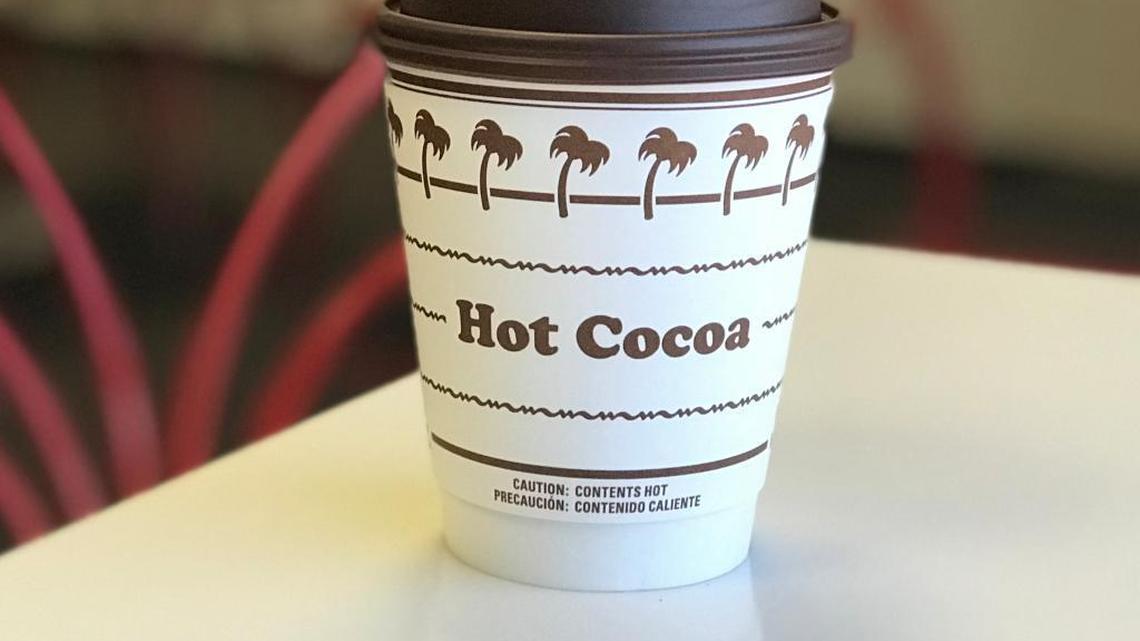 The new drink is made from Ghirardelli hot cocoa mix and comes with a pack of mini marshmallows.