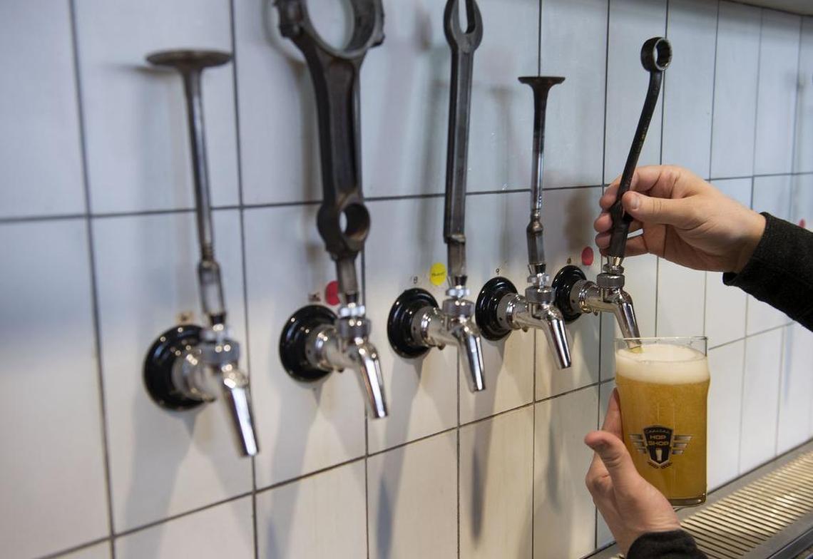 Capital Hop Shop offers 40 beers on tap.