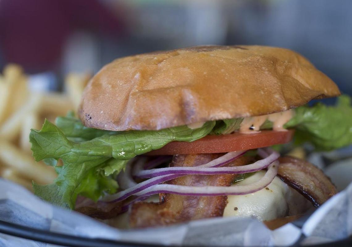 The Capital Hop Shop burger.