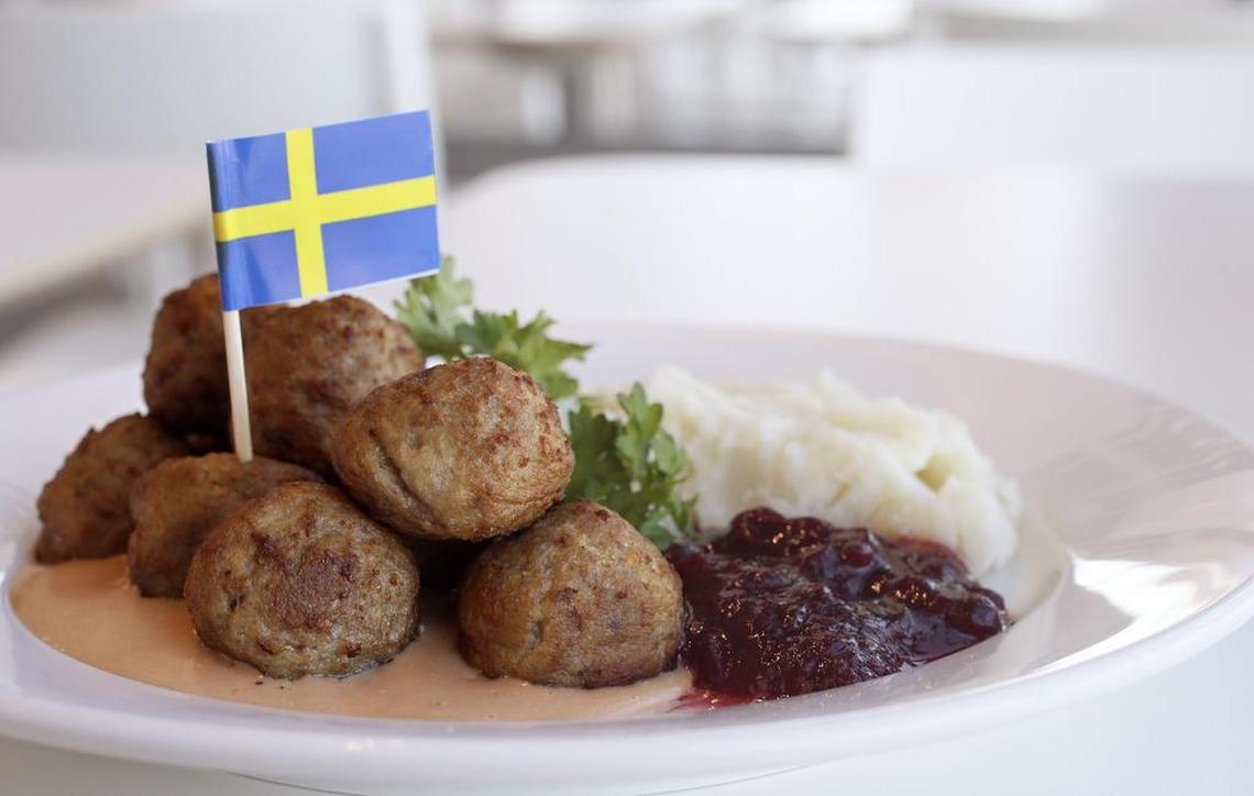 Swedish meatballs at IKEA.