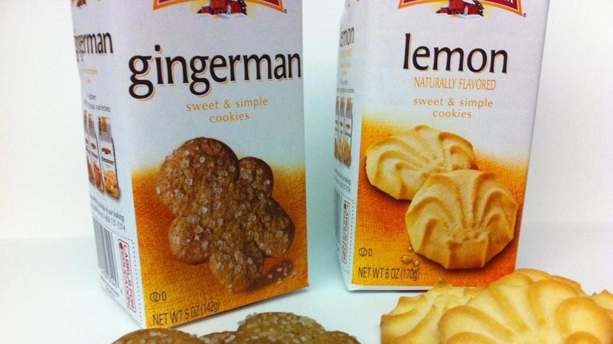 Gingerman and Lemon are two of 11 simpler flavors from Pepperidge Farm.