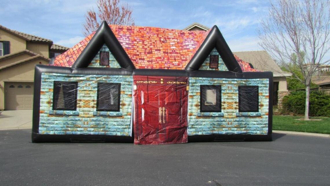 Too old for a bounce house? Rent an inflatable Irish pub from this local company