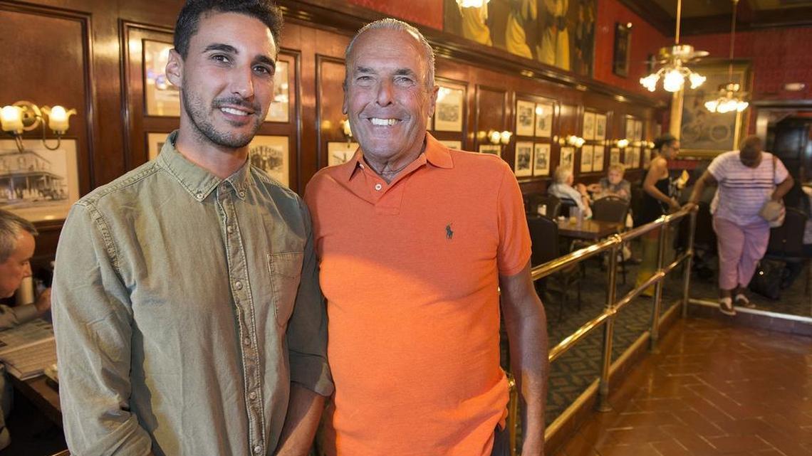 Mickey Schlesinger, left, and his dad, Ken Schlesinger are taking over Sam’s Hof Brau in Sacramento. They’re descendants of Sam Gordon, the original owner of the hofbrau.