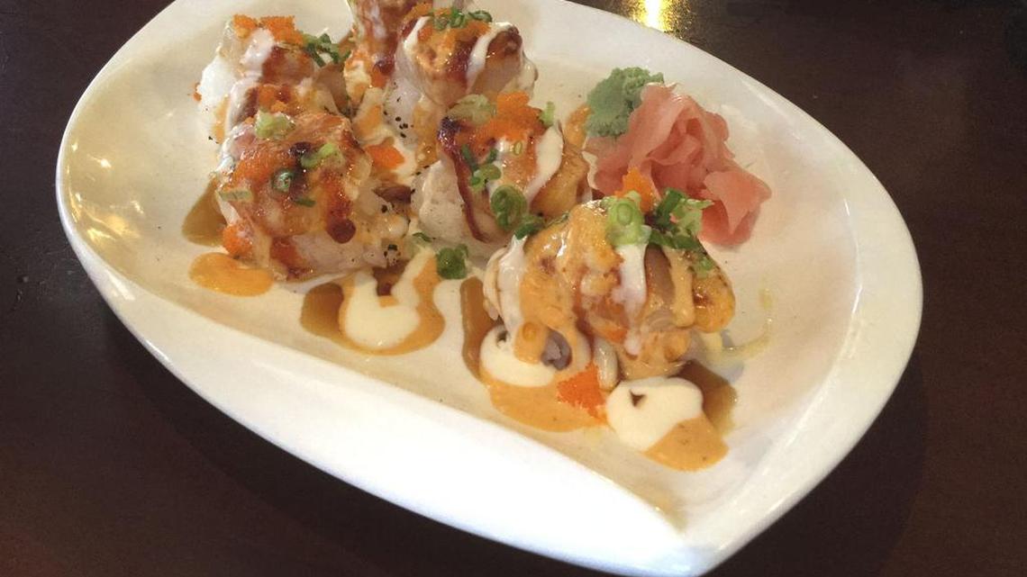 Ninja Sushi and Teriyaki in Roseville’s “Scallop lover.”