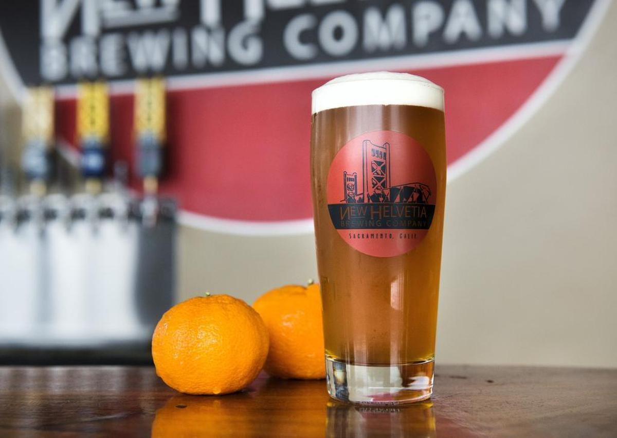 Organic mandarins from Rio Linda help flavor the seasonal Owari Satsuma IPA from New Helvetia Brewing.