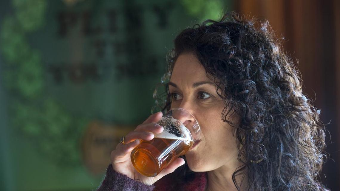 Russian River Brewing Company President and co-owner Natalie Cilurzo at the Russian River Brewing Company’s brewpub in Santa Rosa on Wednesday, February 6, 2013. Pliny the Elder (and Pliny the Younger) are so sought after that people lined up for hours for a chance to drink Pliny the Younger, which is available only two weeks a year.