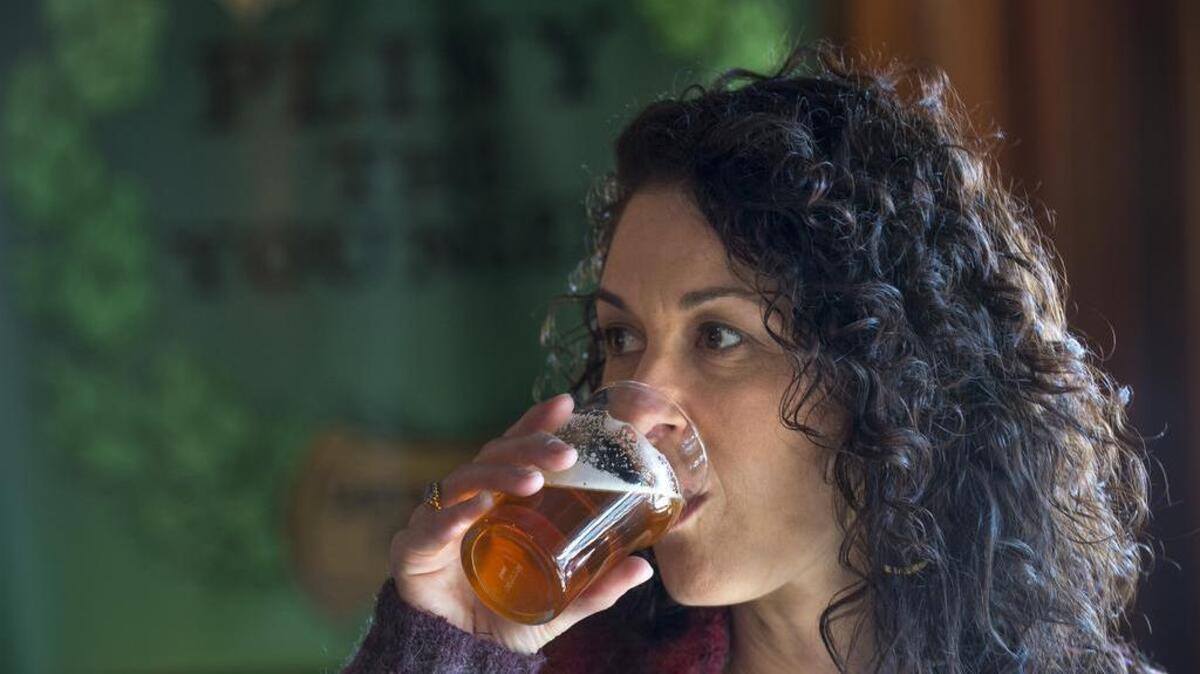 Russian River Brewing Company President and co-owner Natalie Cilurzo at the Russian River Brewing Company’s brewpub in Santa Rosa on Wednesday, February 6, 2013. Pliny the Elder (and Pliny the Younger) are so sought after that people lined up for hours for a chance to drink Pliny the Younger, which is available only two weeks a year.