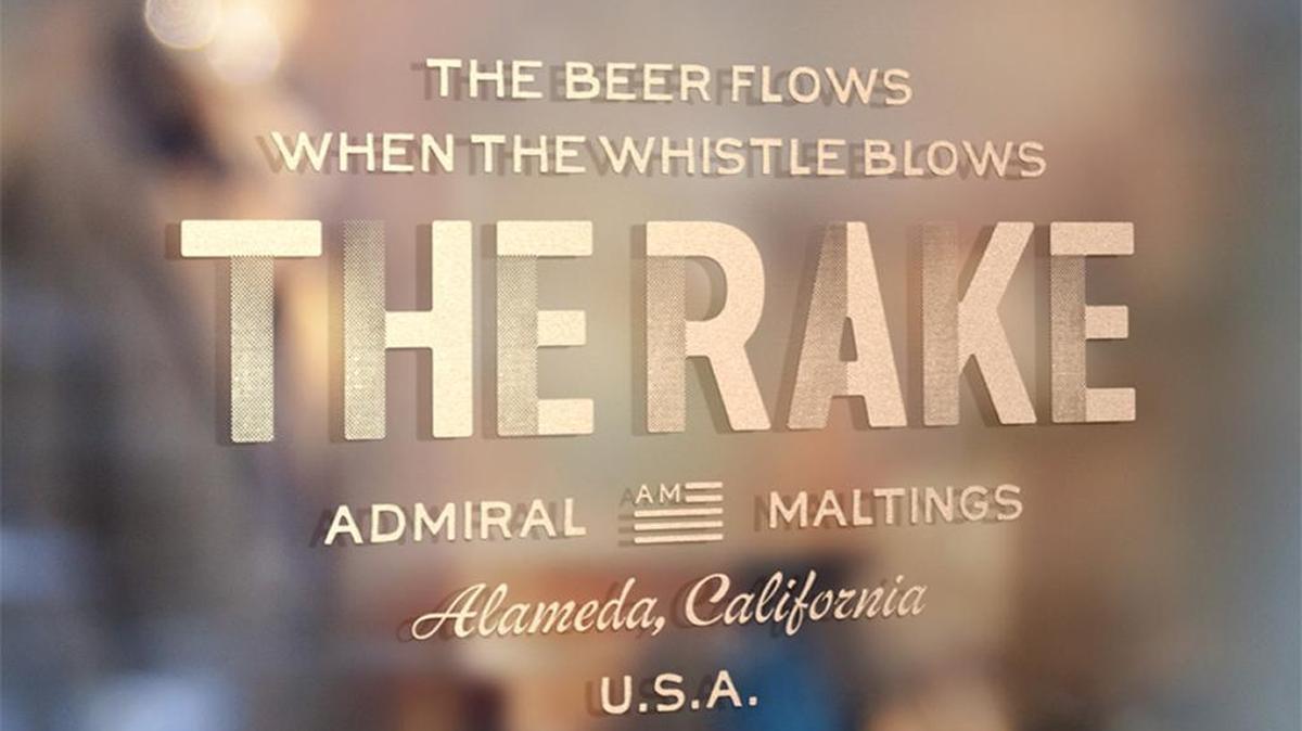 Alameda’s The Rake, the tasting room for Admiral Maltings, is set to open Jan. 26, 2017.