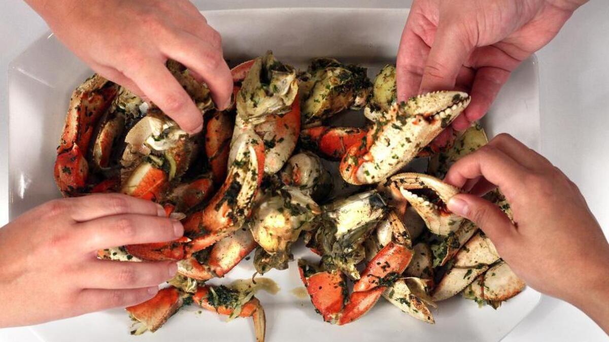 Dungeness crab will be the centerpiece at the Great Sonoma Crab & Wine Fest.