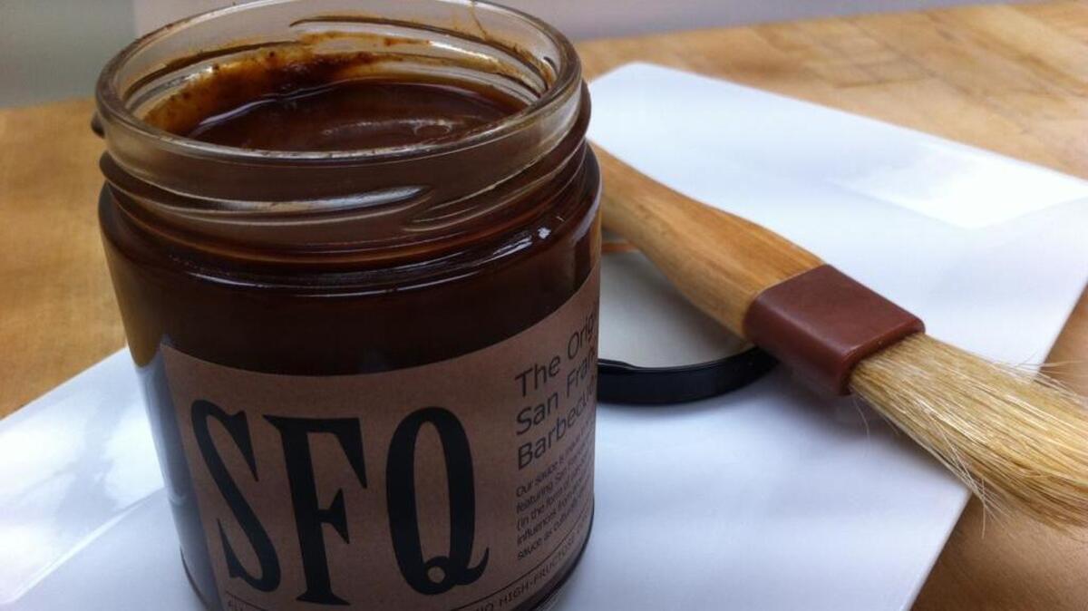 SFQ barbecue sauce opens with tastes of tang and heat, followed by molasses-fueled sweet.
